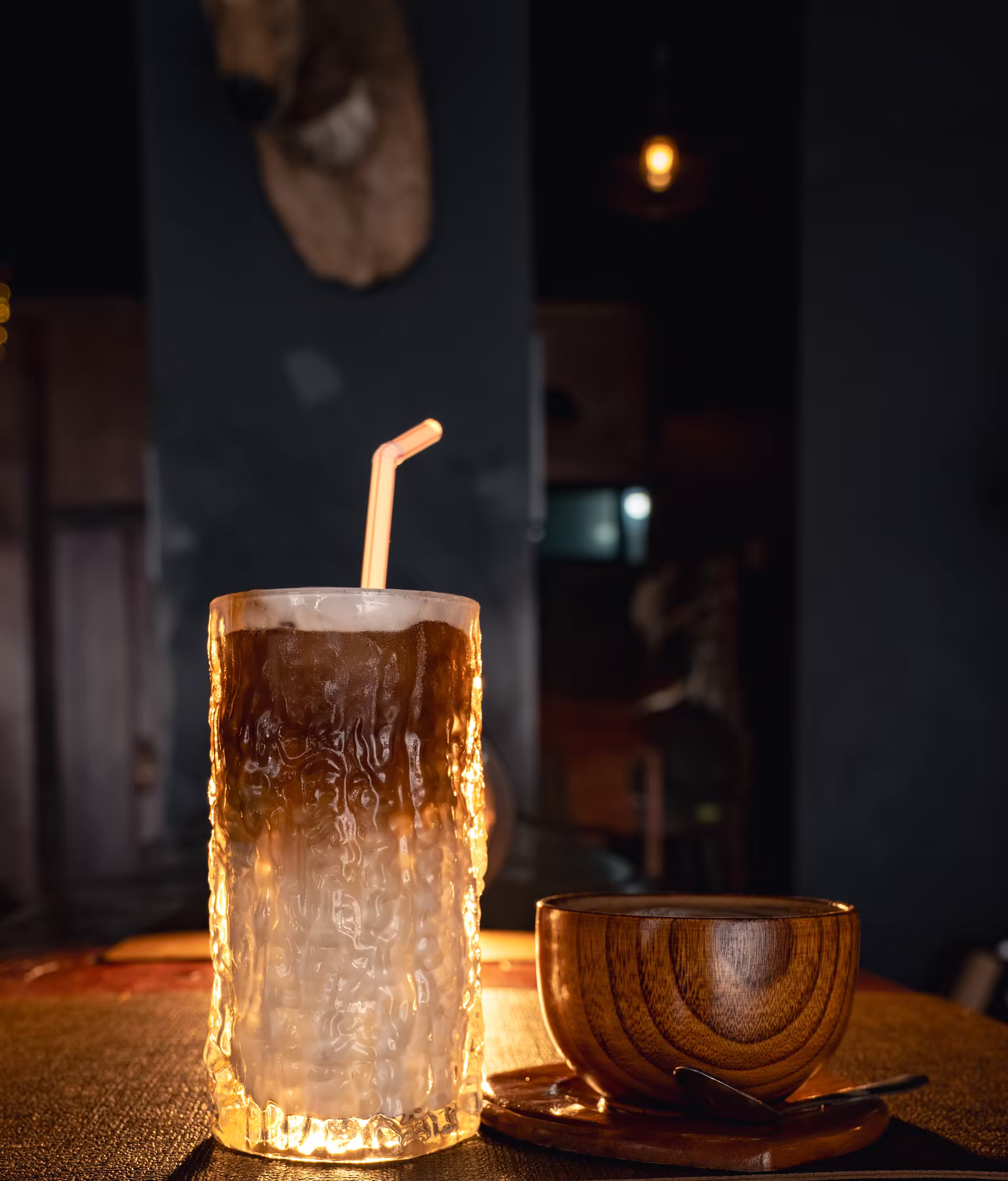 Iced Latte with Macchiato